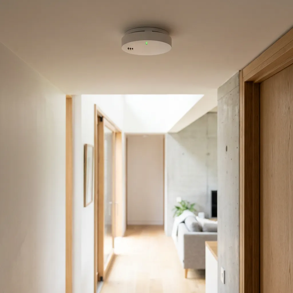 Detectores autónomos de humo Cofem con alarma sonora para detección temprana de incendios en viviendas y pequeños locales.